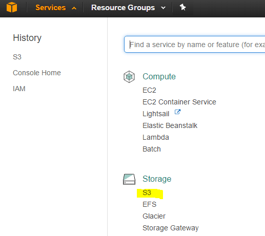 Amazon Web Services - wybór usługi S3